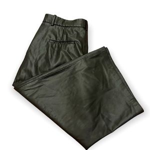 Zara culottes- vegan leather pants size M